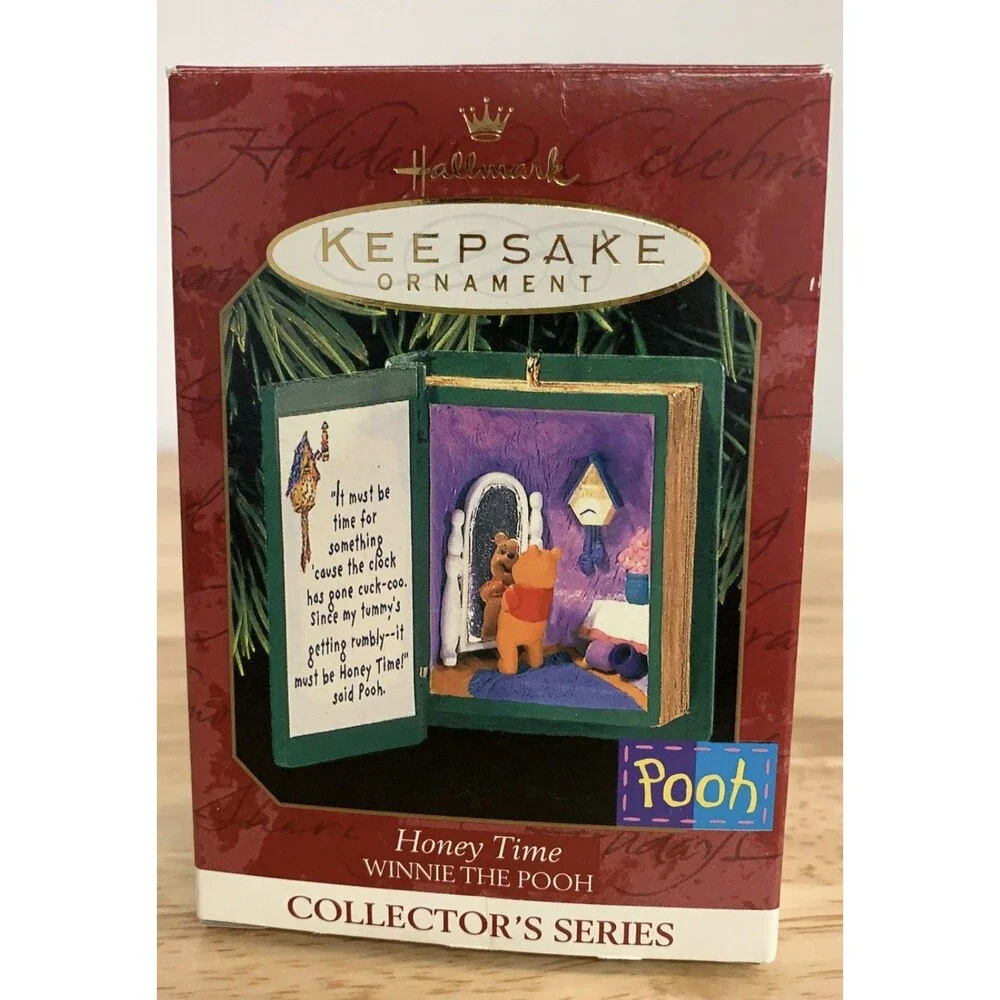 1999 Hallmark Keepsake Ornament Winnie The Pooh Honey Time Collector’s Series